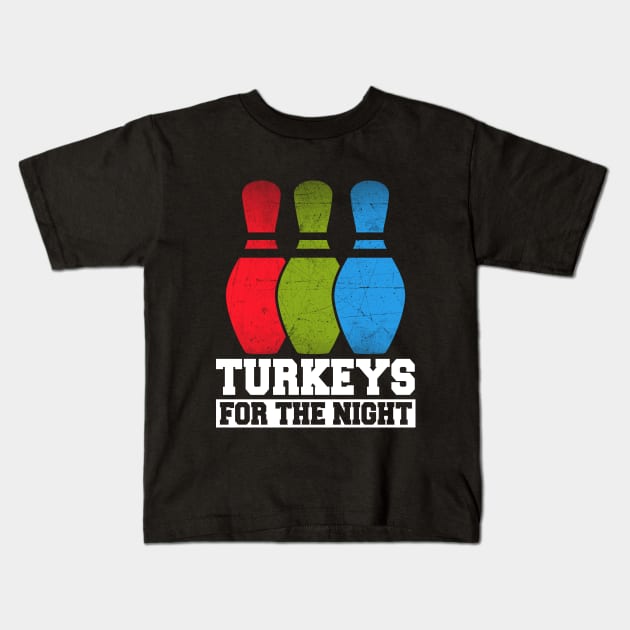 Abstract Turkeys Bowling Artwork Kids T-Shirt by star trek fanart and more